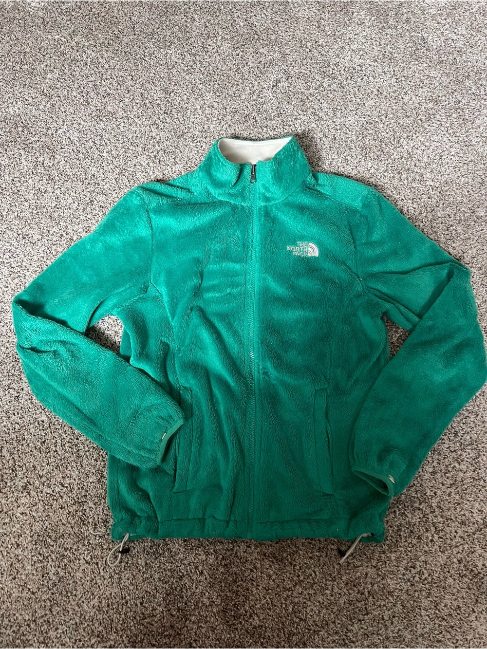 The North Face Women's Green Teddy Fleece Jacket